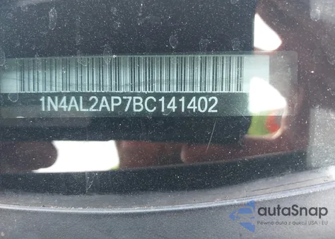 2011 Nissan Altima 2.5 S from USA, damaged, VIN 1N4AL2AP7BC141402